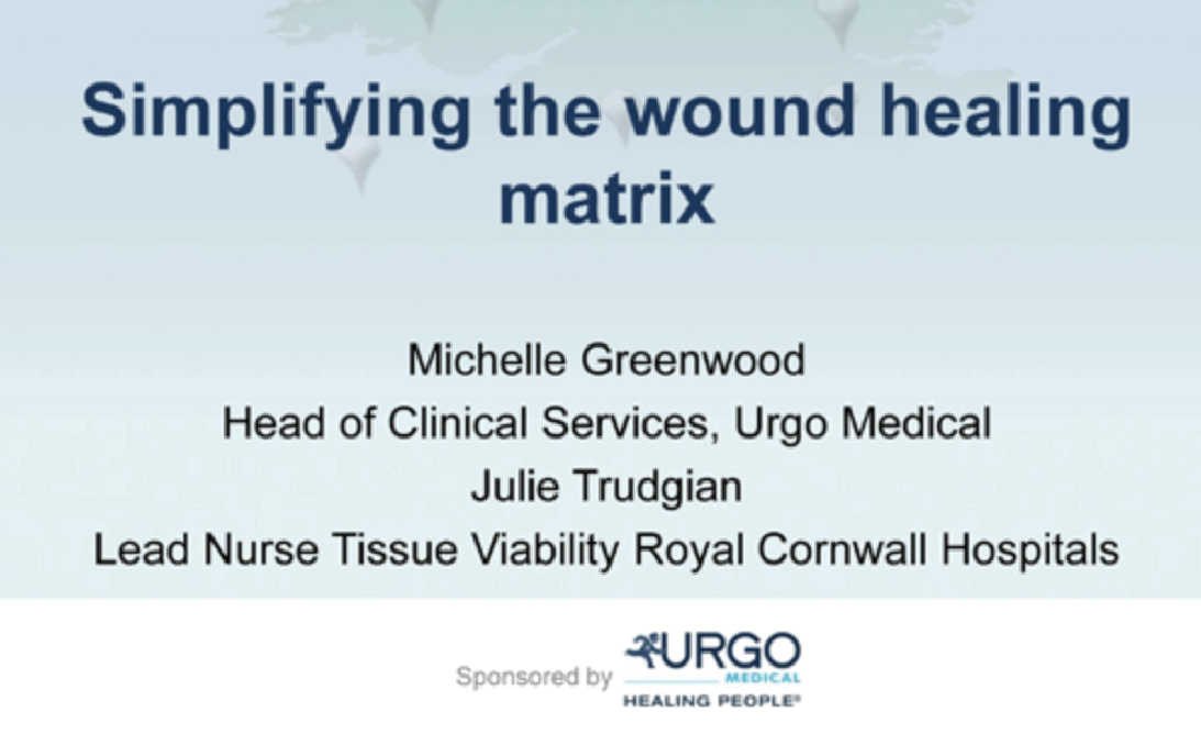 Simplifying the wound healing matrix